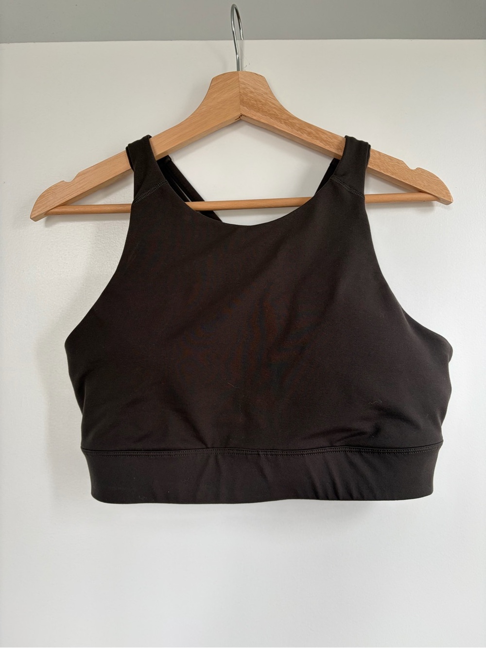 Old Navy Powerpress High-Neck Olive Color Sports Bra Size Large